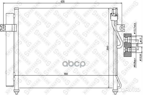 10-45028-SX AVA HY5090oehy-976061C350 радиат