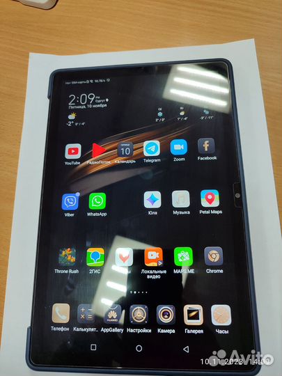 Планшет Huawei MatePad T10s 4/64Gb LTE синий