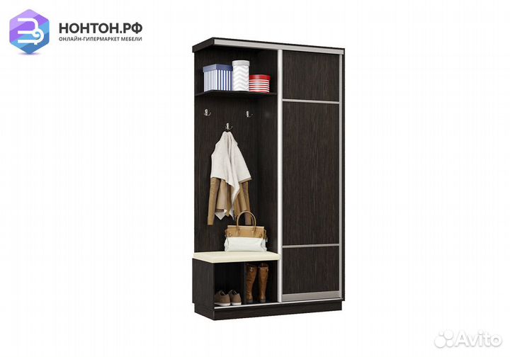Прихожая-купе Альнаир с сиденьем венге