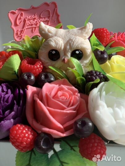 Фрмы для мыла (ягоды: клубника, черника)