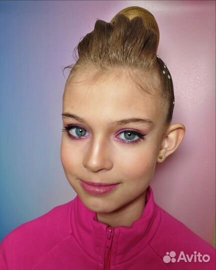 Прически и макияж для художественной гимнастики