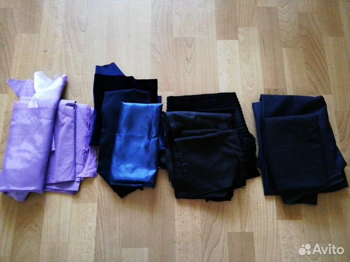 Лоскуты, отрезы ткани для пошива, рукоделия