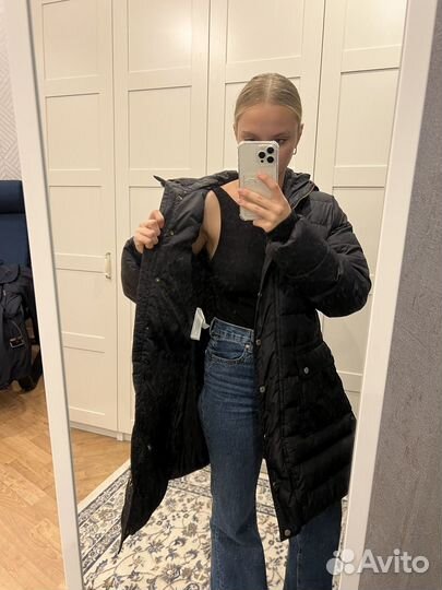 Пуховик женский L massimo dutti