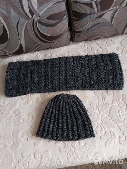 Шапка и снуд мужские
