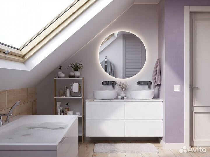 Зеркало Cersanit Eclipse 90 64144 Хром