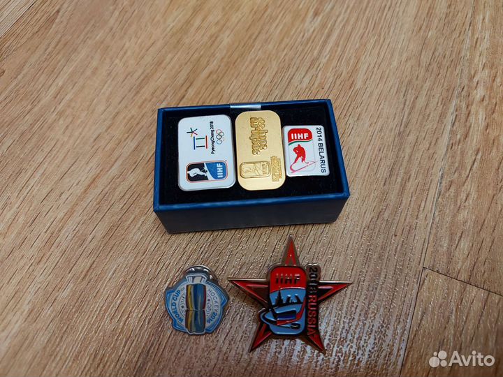 Значки хоккей