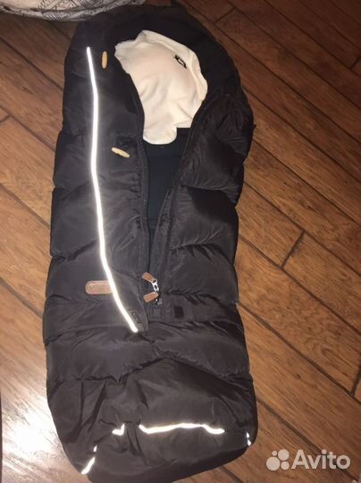 Зимний конверт в коляску на пуху Voksi City