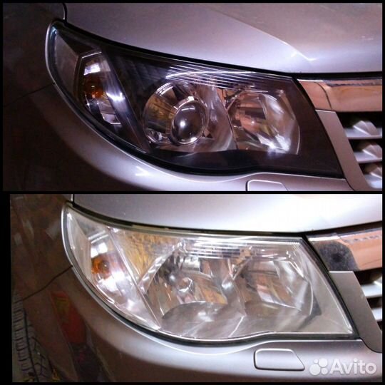 Установка bi LED линз