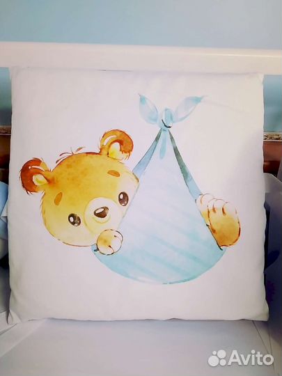 Бортики в кроватку новые