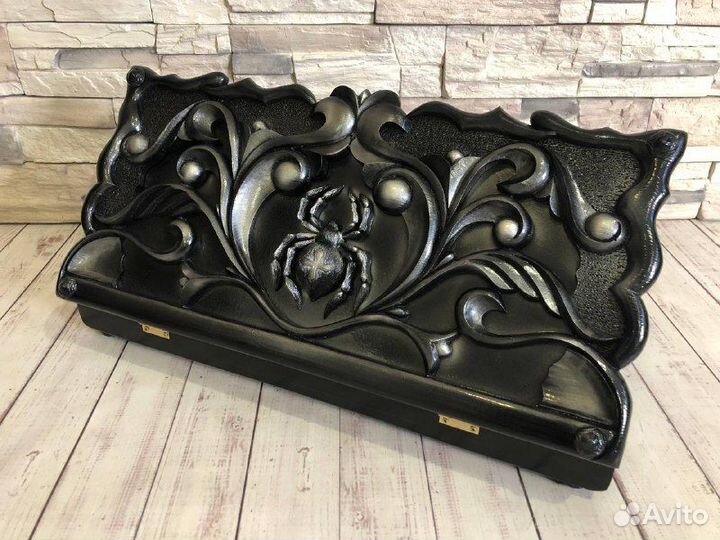 Нарды Литые Паук (скорпион)