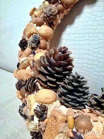 Венок рождественский (ручная работа)