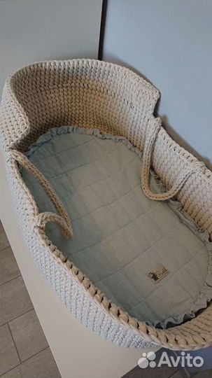 Люлька колыбель корзина плетеная