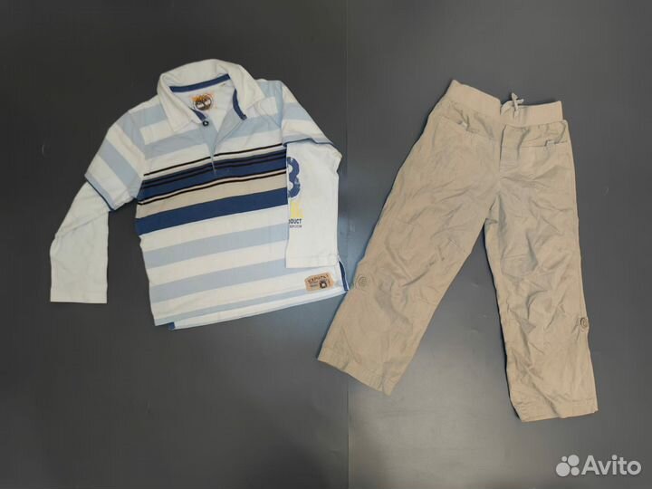 Детская одежда на мальчика пакетом р 110