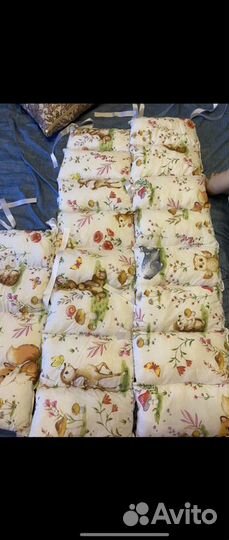 Подушки в кроватку, бортики