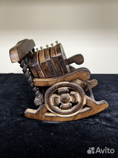 Подставки деревянные набор 6 шт под старину