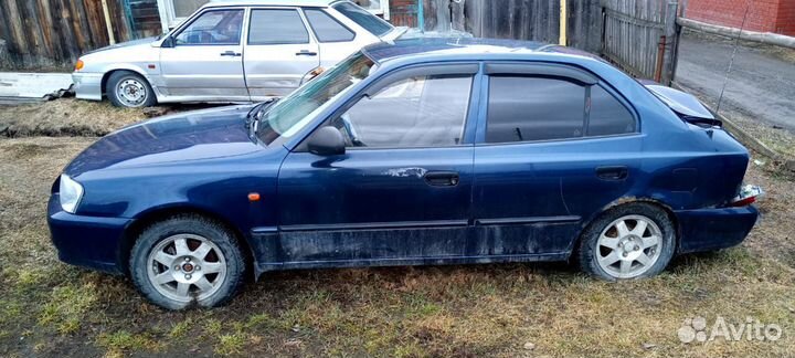 Hyundai Accent 1.6 МТ, 2007, битый, 180 000 км