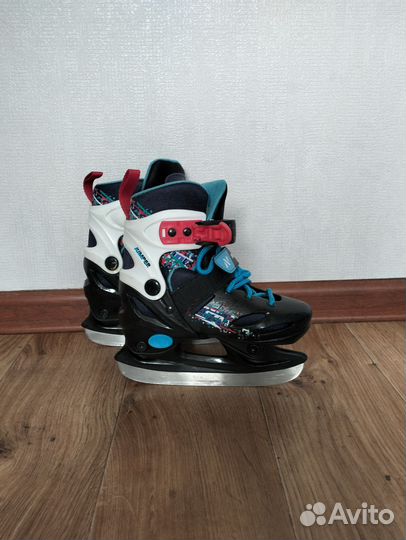 Коньки детские раздвижные размер 27-30
