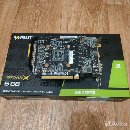 Видеокарта GTX 1660 super 6gb
