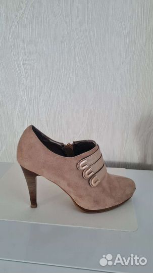 Ботильоны женские 38 размер натуральная замша