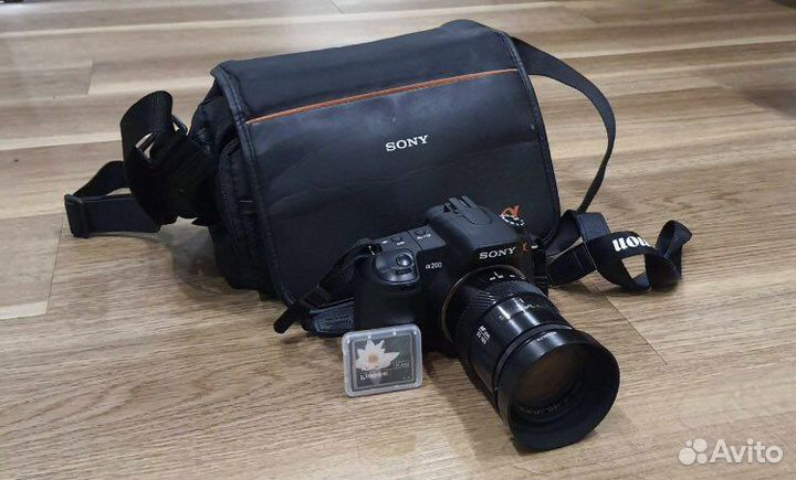 Зеркальный фотоаппарат sony Alpha A200