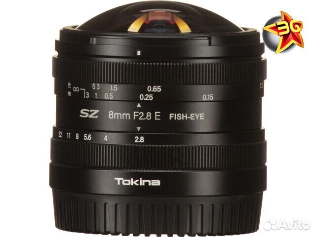 Объектив Tokina SZ 8mm f/2.8 Fisheye MF Sony E