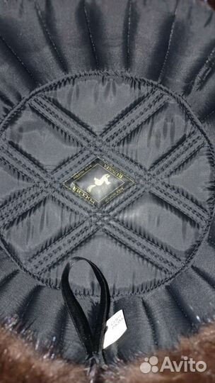 Норковая шапка мужская ушанка