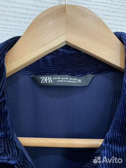 Бархатное платье Zara