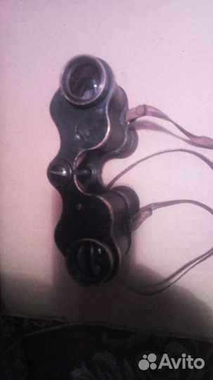 Бинокль антикварный 1917 год, с кофром, Брит