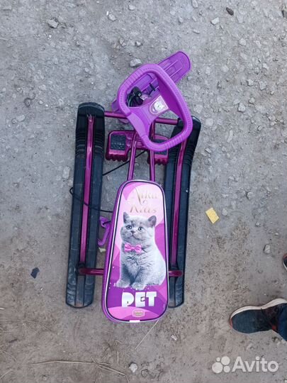 Детский снегокат бу