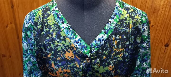 Платье пестрое 44-46р