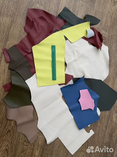 Натуральная кожа, обрезки