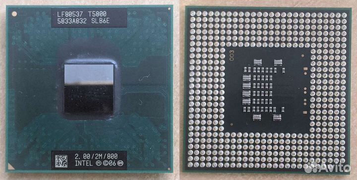 Процессор для ноутбука Intel core 2 duo