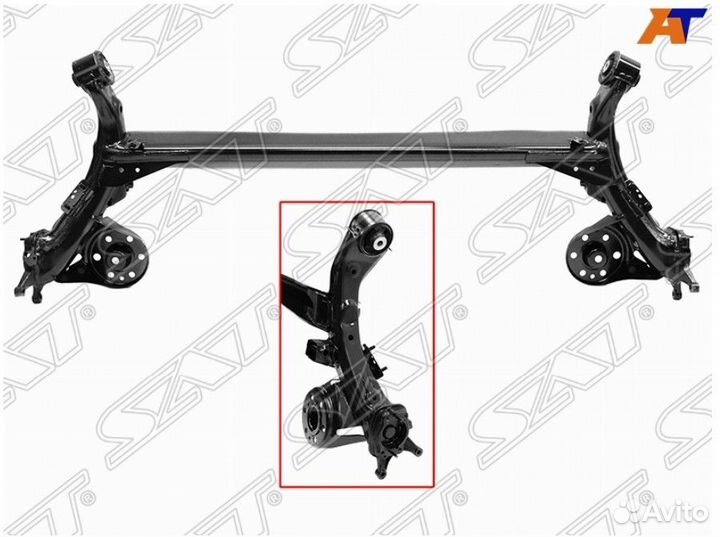 Балка задняя дисковые тормоза