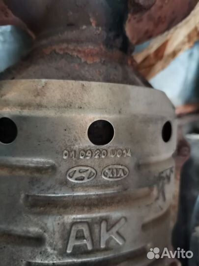 Выпускной коллектор hyundai accent акцент