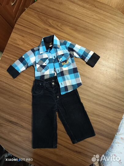 Рубашка на мальчика 80