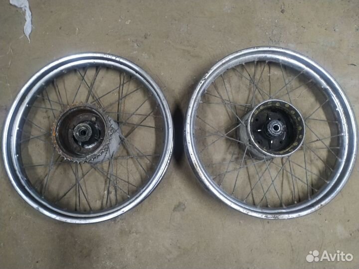 Колеса мотоцикла Минск