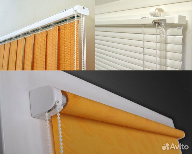 Рулонные шторы, жалюзи, шторы плиссе