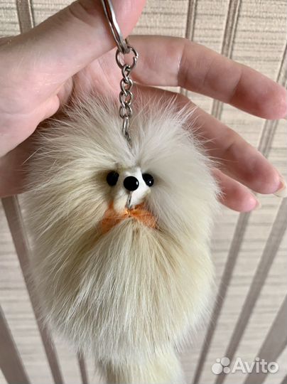 Меховой брелок