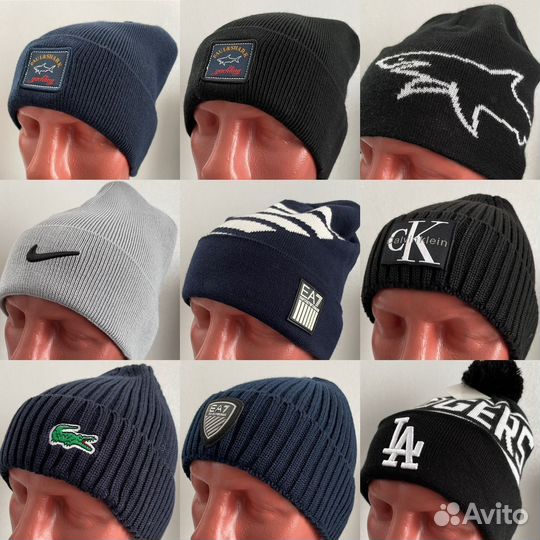 Шапки Paul Shark, Armani, Boss, Bikkembergs
