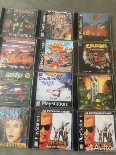 Диски на sony playstation 1