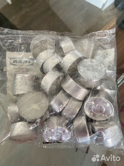 IKEA греющие свечи 30 шт в фольге