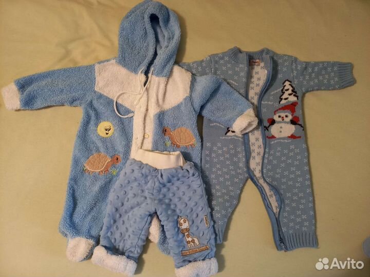 Одежда на мальчика 2-6мес пакетом