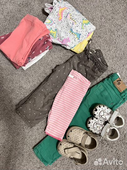 Вещи детские на девочку пакетом 86 размер