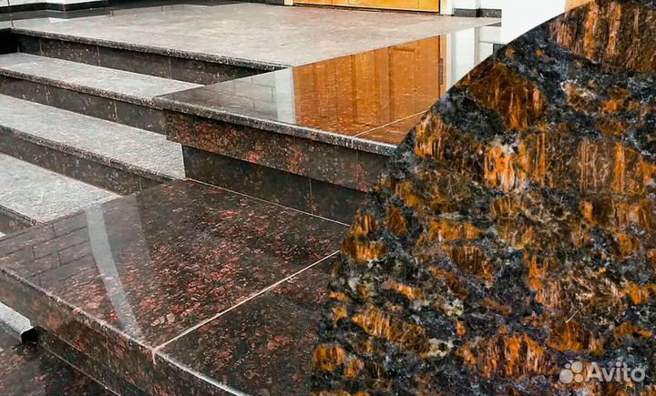 Камень для изделий и облицовки Tan Brown