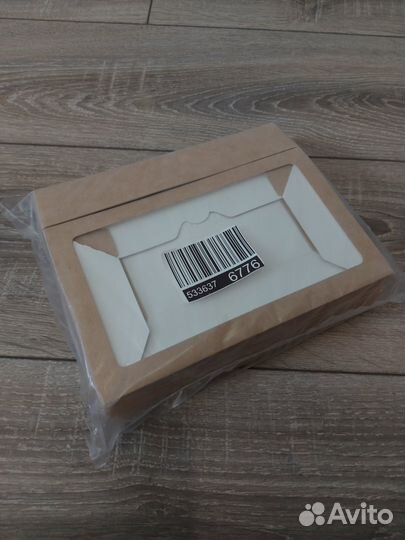 Крафт коробки с окошком