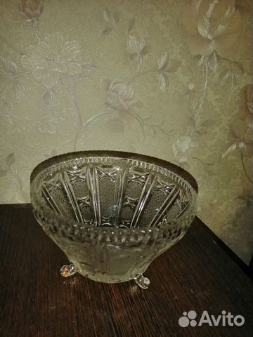 Ваза хрустальная