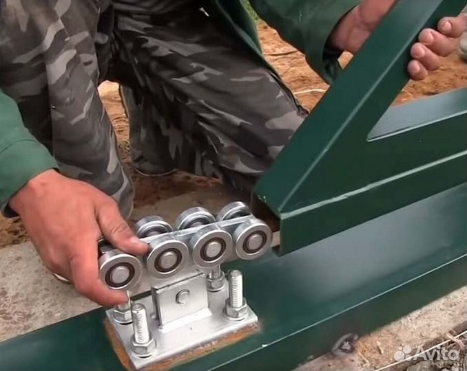 Откатные ворота своими руками