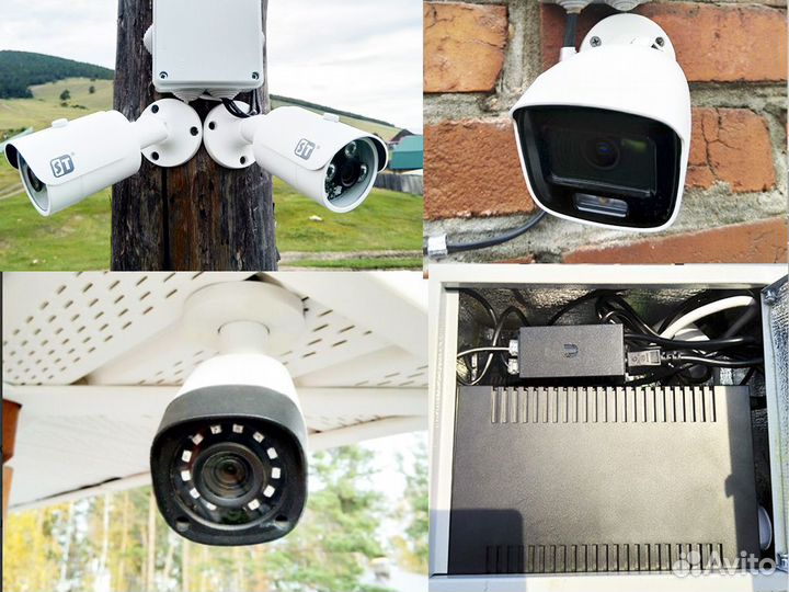 Камеры видеонаблюдения. Установка под ключ