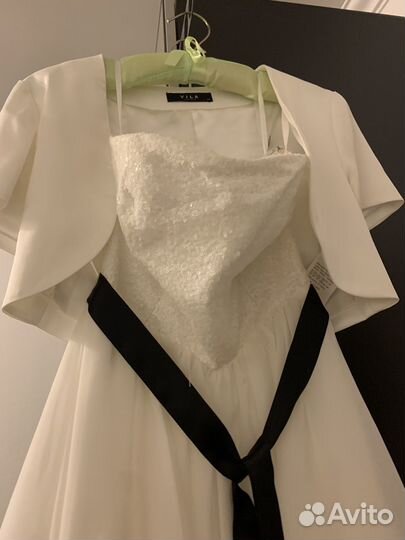 Платье белое с болеро S vila