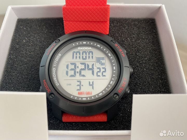 Часы наручные Skoda Digital Watch Monte-Carlo